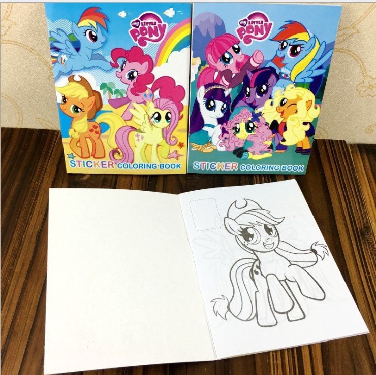 10.5 x 14cm my little pony coloring colouring books buku mewarna