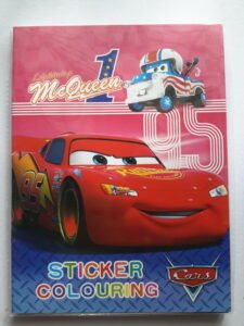 27x20.5cm (l) stickers coloring colouring books buku mewarna