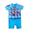 code 2022 boy/girl kids floating swimming suit baju renang swimwear + cap paw patrol