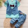 2pcs korean smart boy set