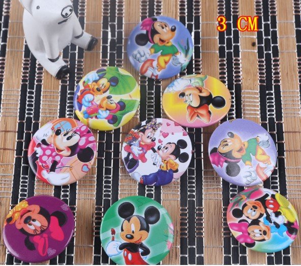 3cm cartoon badge brooch mickey