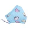 3d kid children cotton washable mask + free 2pcs pm2.5 filter