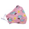 3d kid children cotton washable mask + free 2pcs pm2.5 filter