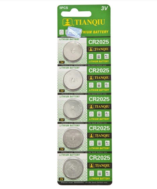 5 pcs cr2016 cr2025 cr2032 tianqiu lithium button battery for watch, toys, led light, clock, memory card, calculator