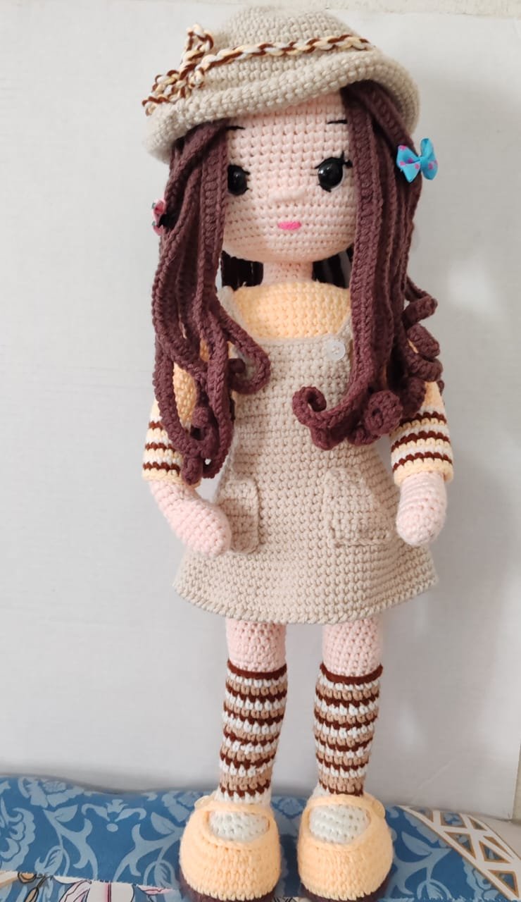 60cm 100% special handmade daisy doll collection amigurumi crochet big doll patung stuffed toy gift set girls birthday present christmas 60cm 100% special handmade daisy doll collection amigurumi crochet big doll patung stuffed toy gift set girls birthday present christmas
