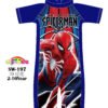 [ready stock] ailubee short sleeves swimming suit baju renang sw197 spiderman 5 6y