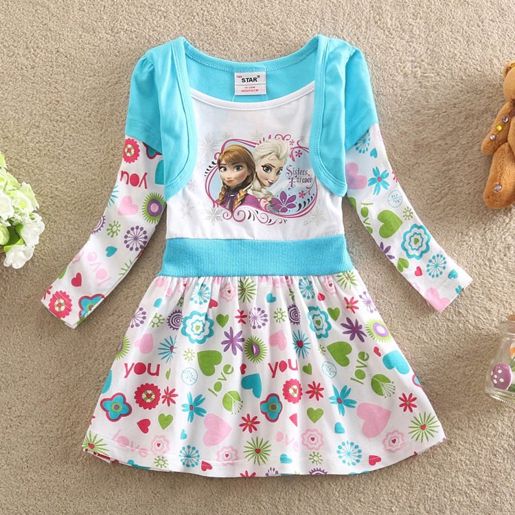 anna elsa frozen dress