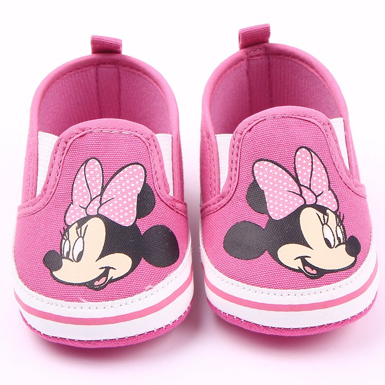 baby prewalker shoes (pink minnie) baby prewalker shoes (pink minnie)