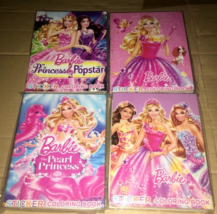 barbie coloring colouring books buku mewarna