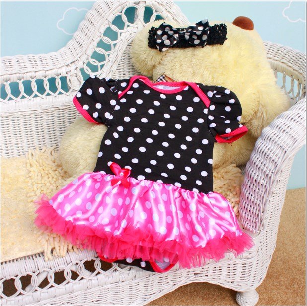 black with polkadot tutu romper 003 (no headband)
