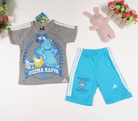 boy set monster top+pant