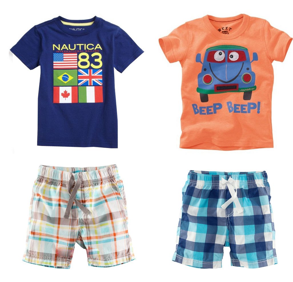 boy set (pant +top) blue *factory defect
