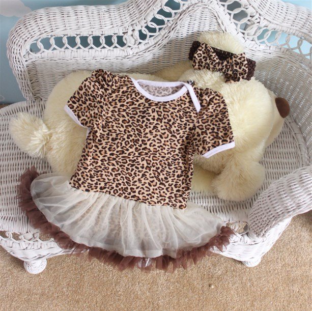 brown leopard tutu romper 001 (no headband)