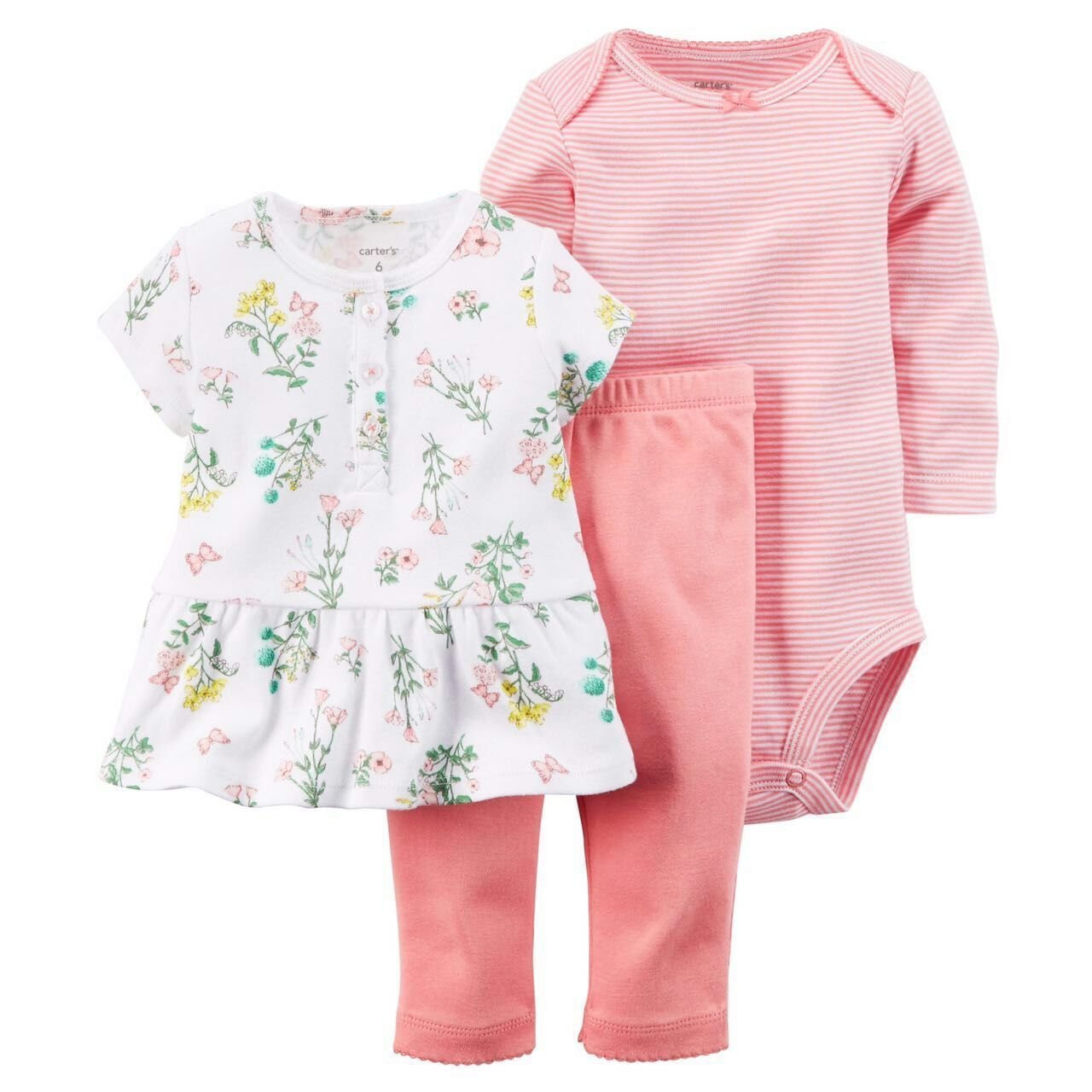 carters baby girl romper set 3in1 k7 16