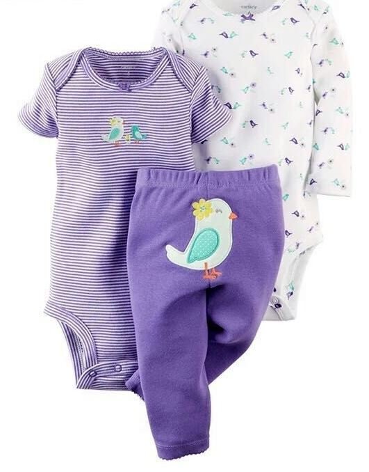 carters baby romper set 3in1 k7 6