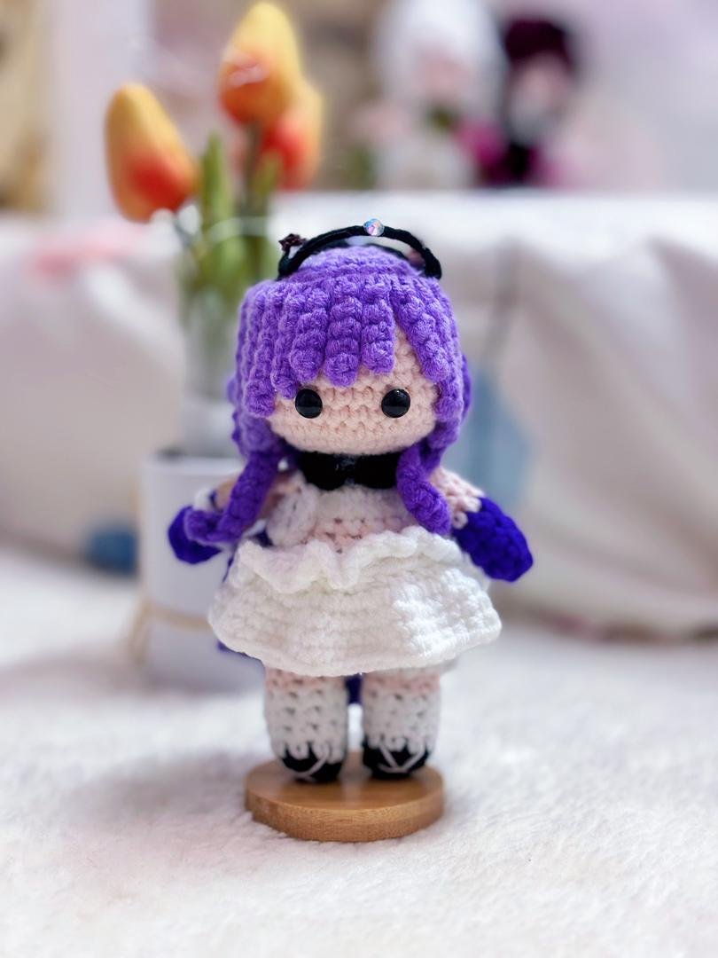 mini version castorice anime honkai star rail hsr cute handmade crochet amigurumi patung doll toy present hadiah girl boy budak adult birthday mini version castorice anime honkai star rail hsr cute handmade crochet amigurumi patung doll toy present hadiah girl boy budak adult birthday