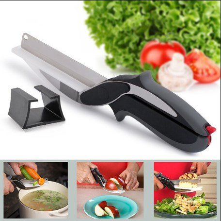 clever cutter 2 in 1 (knife & cutting board)