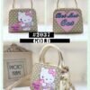 [ready stock] cute girl hello kitty handbag bag | sling bag #2037