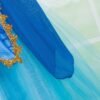 disney princess aurora of sleeping beauty elegance dress blue pretend play costume party birthday gift 120