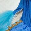 disney princess aurora of sleeping beauty elegance dress blue pretend play costume party birthday gift 120