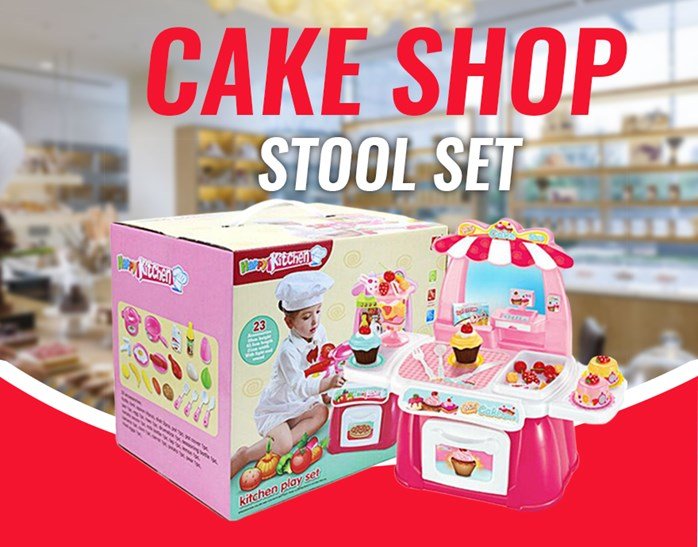 [ready stock] education toys cake shop play set