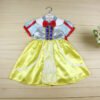 fancy dress costume princess snow white dresses with cape 100 120 130