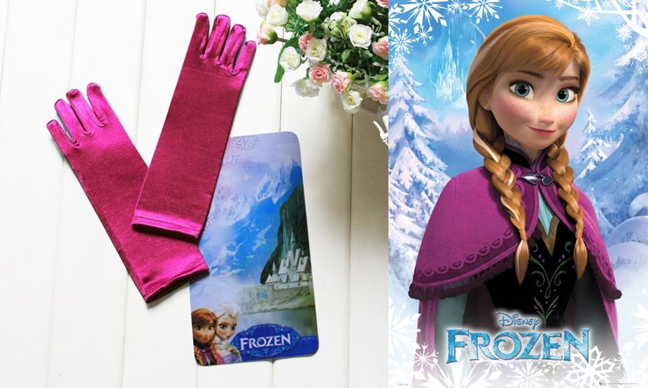 frozen anna glove