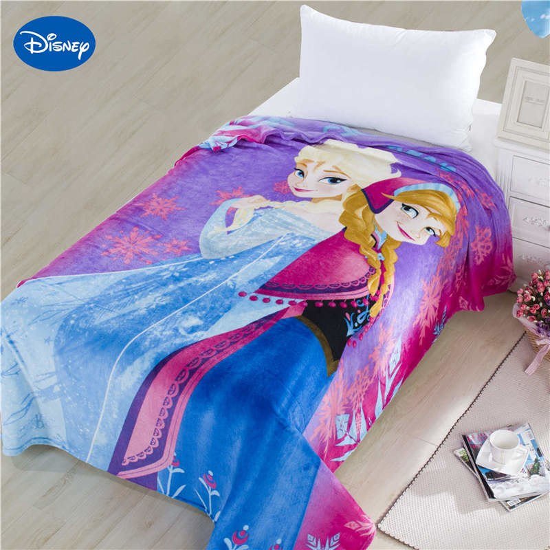 frozen elsa anna coral fleece blanket selimut bigger size 1.5x2m