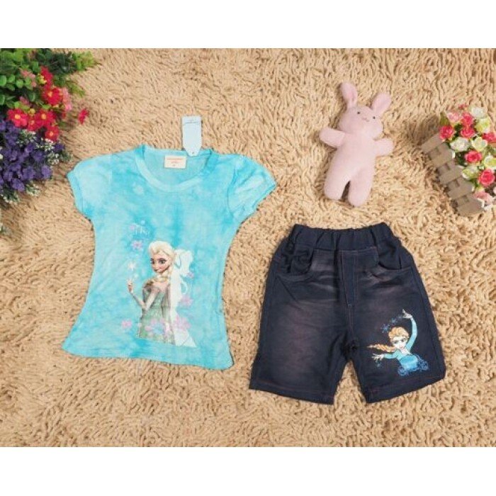frozen girl set ( top+pant)