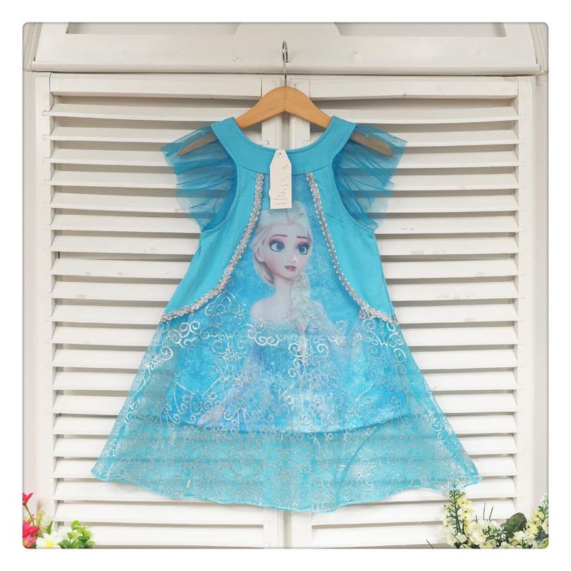 frozen p30920 elsa dress costume pretend play birthday gift hadiah harijadi party 110 130