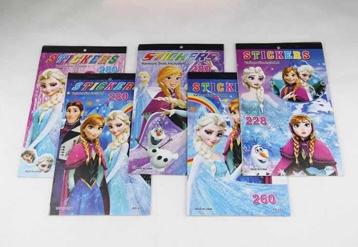 frozen stickers books