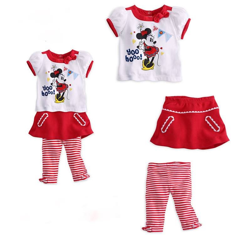 girl minnie set 3pcs
