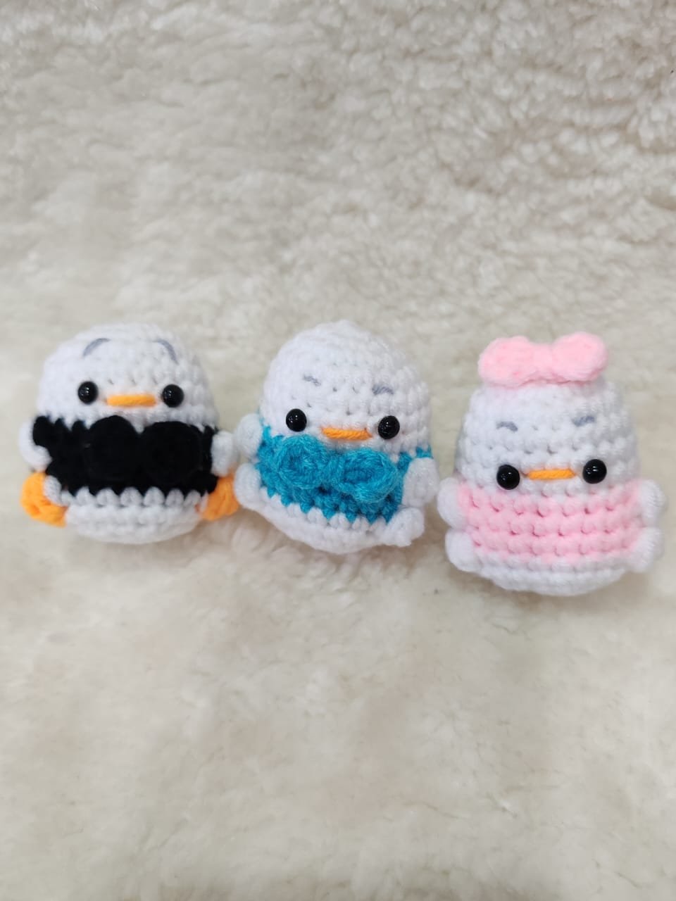 handmade cute keychain amigurumi crochet donald daisy duck present gift birthday boy girl multicolored handmade cute keychain amigurumi crochet donald daisy duck present gift birthday boy girl multicolored