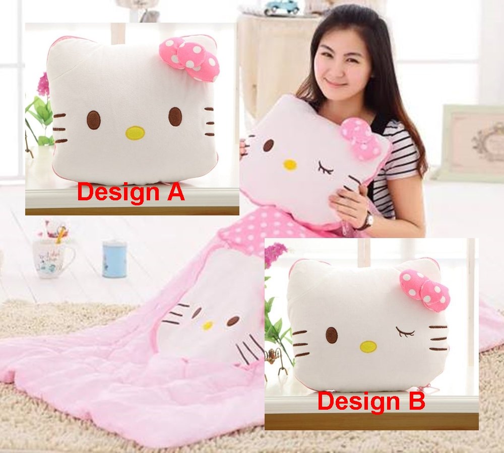 Hello Kitty Blanket Pillow