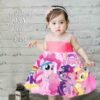j&y08 princess casual wear costume cosplay pretend play dresses didi hello kitty little pony sofia frozen elsa anna
