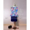 summer casual wear outfit cartoon frozen hello kitty little pony minnie mini skirt peplum set 2pcs(top+skirt) (j&y) size 3m 7y