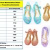 kids girl jelly shoes crystal sandal sofia rapunzel cinderella belle aurora frozen elsa blue pink purple princess disney costume pretend play birthday gift hadiah harijadi party