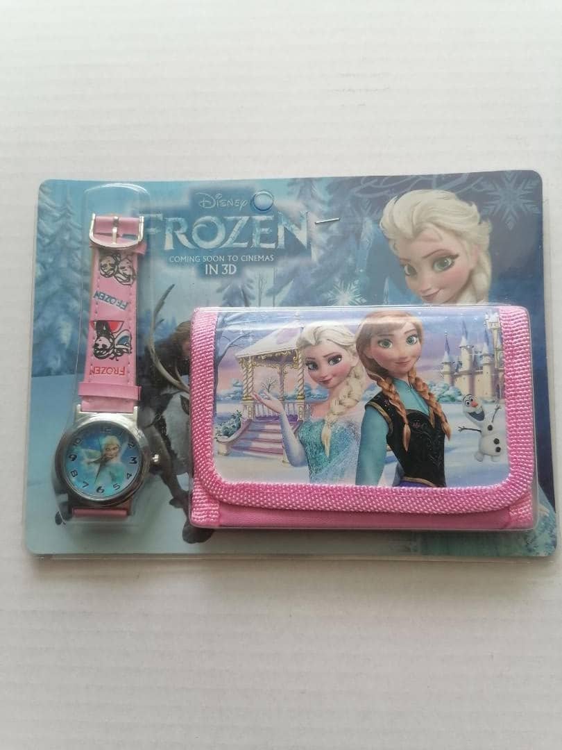 kids watch & wallet frozen b