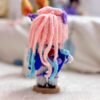 mini version kokomi anime genshin cute handmade crochet amigurumi patung doll toy present hadiah girl boy budak adult birthday