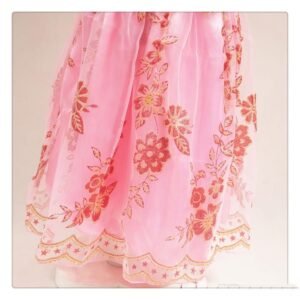 kid girl party elegance dress/gown pink 90 100 110 120