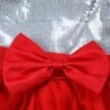 kid girl party costume cosplay pretend play princess dress elegance flower girl dresses red/blue