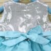 kid girl party costume cosplay pretend play princess dress elegance flower girl dresses red/blue