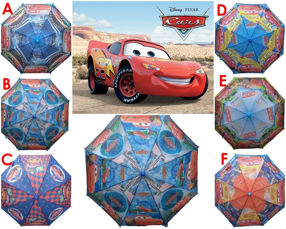 kids cartoon long umbrella cars mcqueen