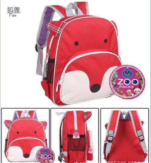 kids kindergarten animal zoo packs backpack bag (12inch) [ready stock]