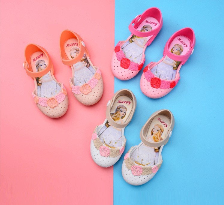 kids costume cosplay pretend play casual wear cartoon jelly shoes sandal cute princess