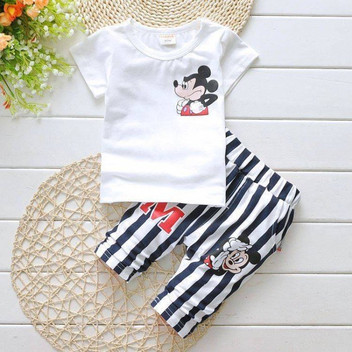 korean baby sets 2pcs (girl/boy) short sleeves