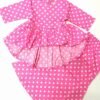lnice love peplum kurung pink 11y, 12y