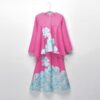 lnice minaz inspired floral peplum kurung 1y, 2y