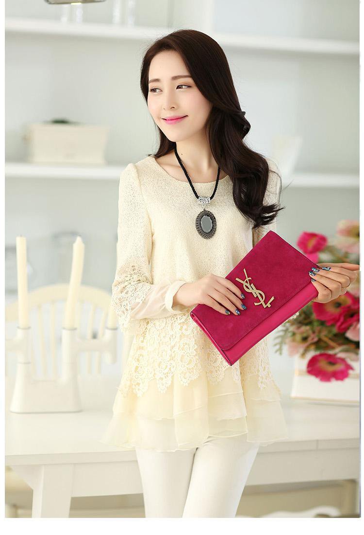 lace design women flare top