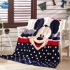 mickey super soft coral fleece blanket selimut bigger size 1.5x2m